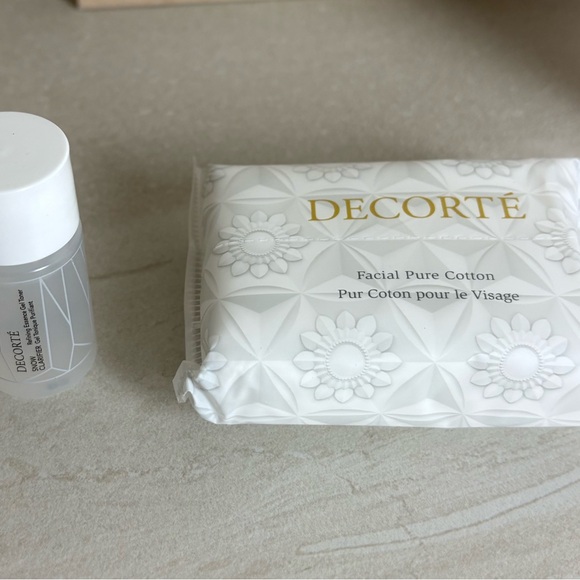 DECORTÉ Snow Clarifier Refining Essence Gel Toner & Facial Pure 100% Cotton - Picture 2 of 8